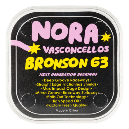Cuscinetti da Skate Nora Vasconcellos G3 Bronson Skateboard Bearings