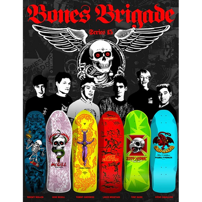 Tavola da Skate Bones Brigade Serie15 Mike McGill 10" Limited Edition 2024