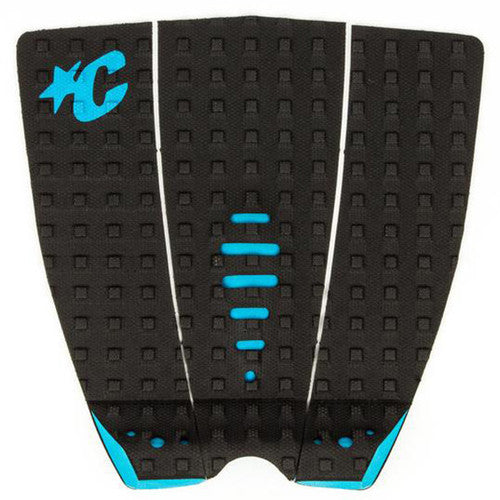 TRACTION PAD CREATURES - Mick Fanning 3pz  Black Cyan