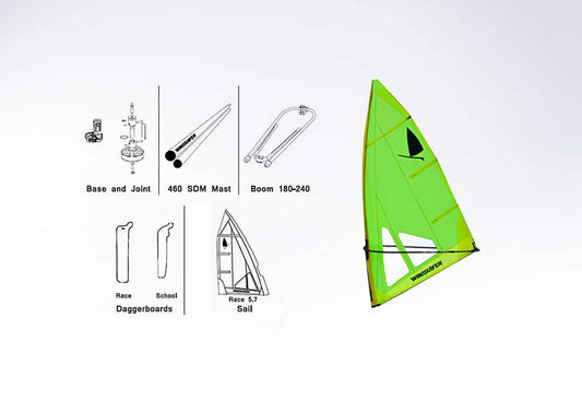Windsurfer Rig 5.7 ONE DESIGN