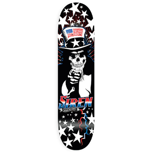 Tavola da Skate Siren Skateboards - Uncle Sam USA 8,25'' Deck
