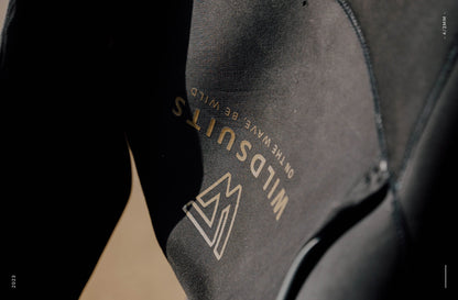 Wildsuit - 4/3mm Premium Wetsuit - Muta con zip sul petto da Uomo Black