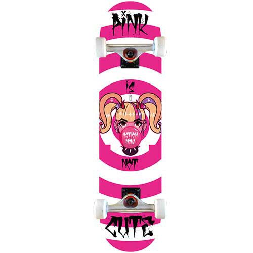 Skate Completo Action Now - PINK BUBBLE 8.00"