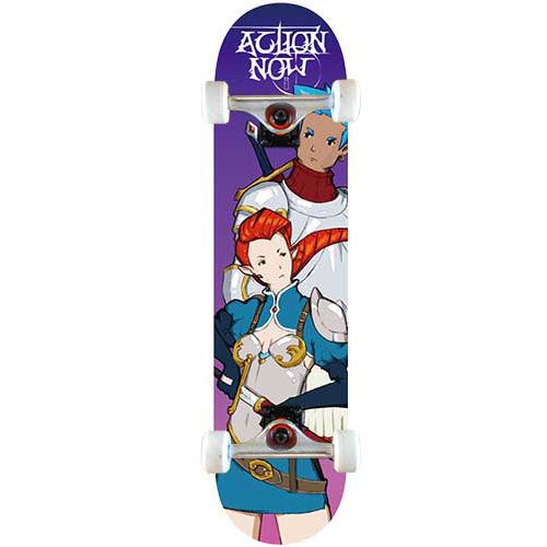 Skate Completo Action Now - WARRIORS 8.00"