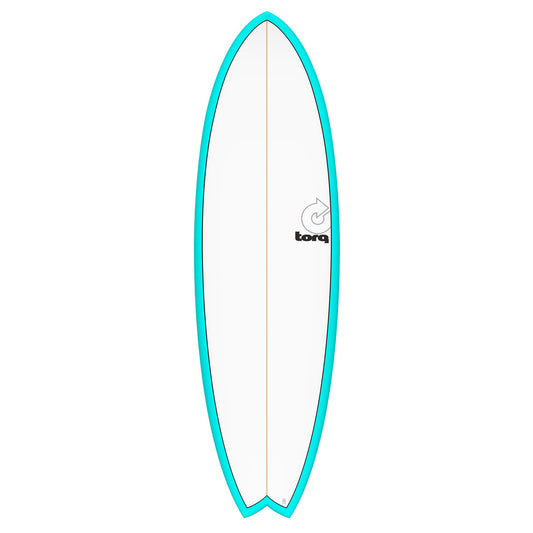Tavola surf TORQ TET 5'11'' FISH PINLINE MIAMI BLUE