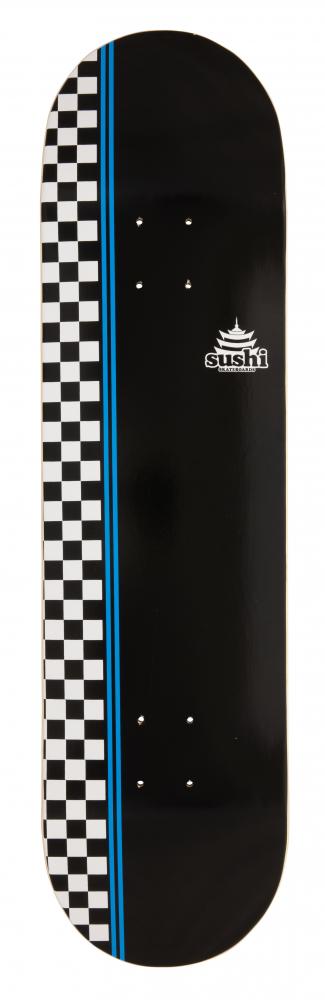 Tavola da Skate Sushi Decks Checker Logo Black 8.25''