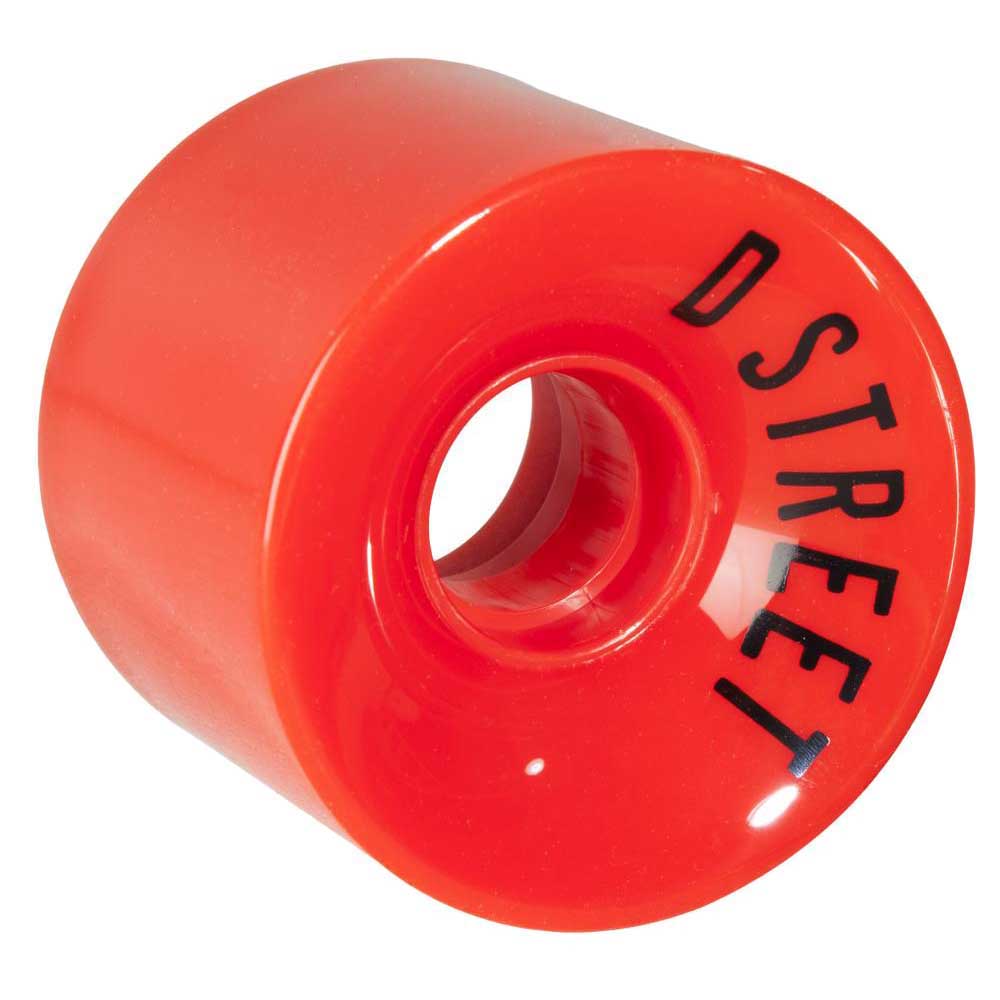 RUOTE SKATEBOARD D STREET 59 MM 78A RED