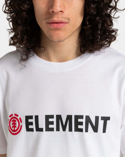 T-SHIRT ELEMENT Blazin - Maglietta da Uomo - WHITE