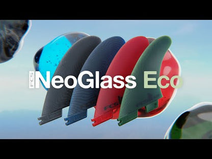 PINNE FCS II Carver NEO Glass Flex Tri Fins - ACID GREEN