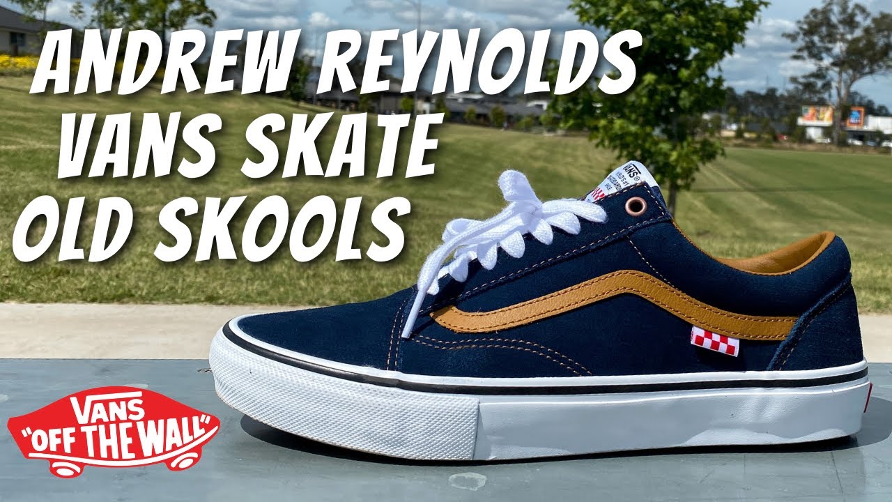 Scarpe da skate Vans Old Skool Reynolds nvy/golden brw