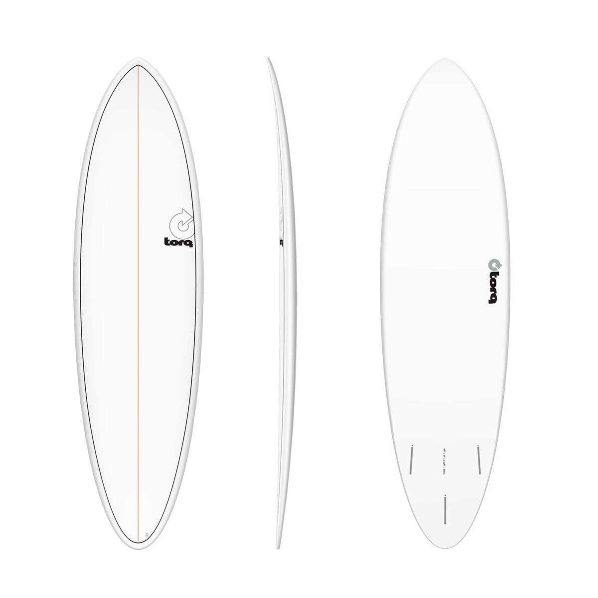 Tavola surf TORQ TET 6'8'' FUN WHITE PINLINE