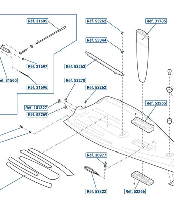 Ricambi Scafo O'pen Skiff