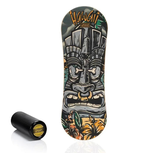 Trickboard Classic Hawaii – Balance Board with Roller - 34.25"