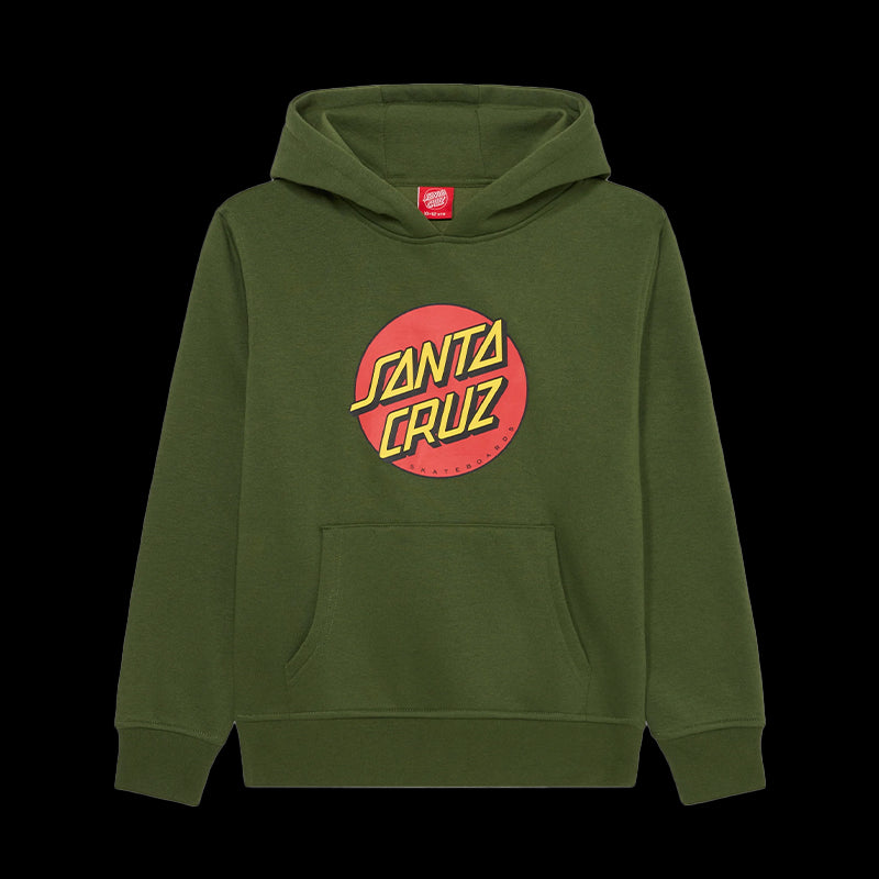 Felpa con cappuccio - Youth Classic Dot Hood - Dark Moss