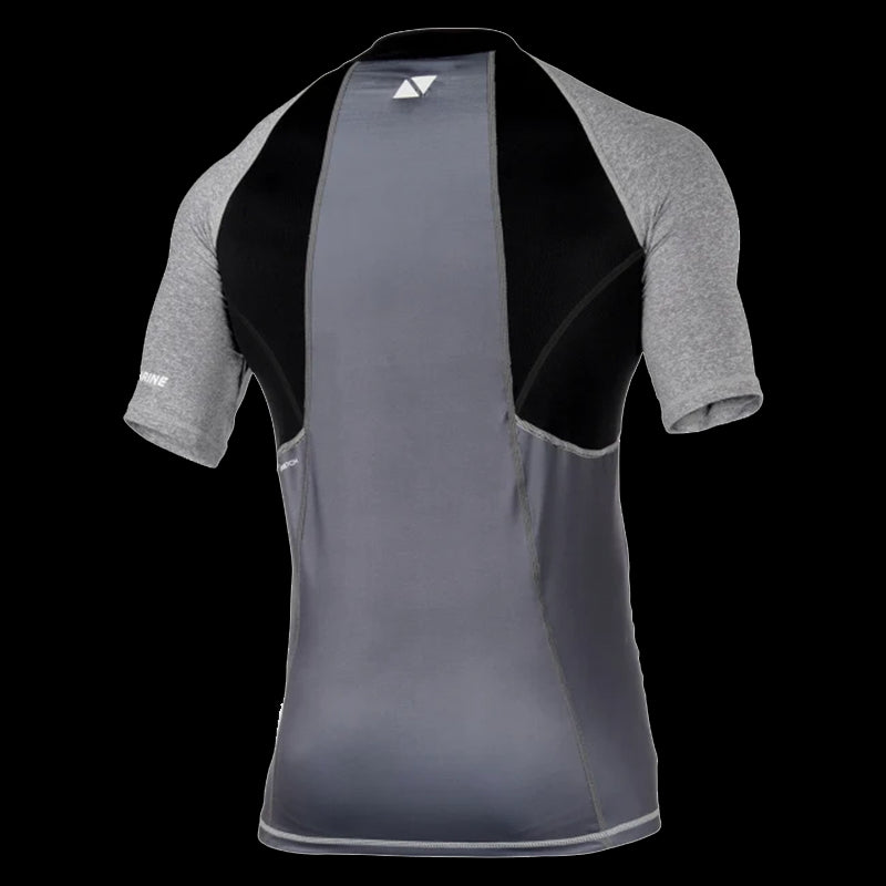 Energy Rash Vest S/S men - Grey