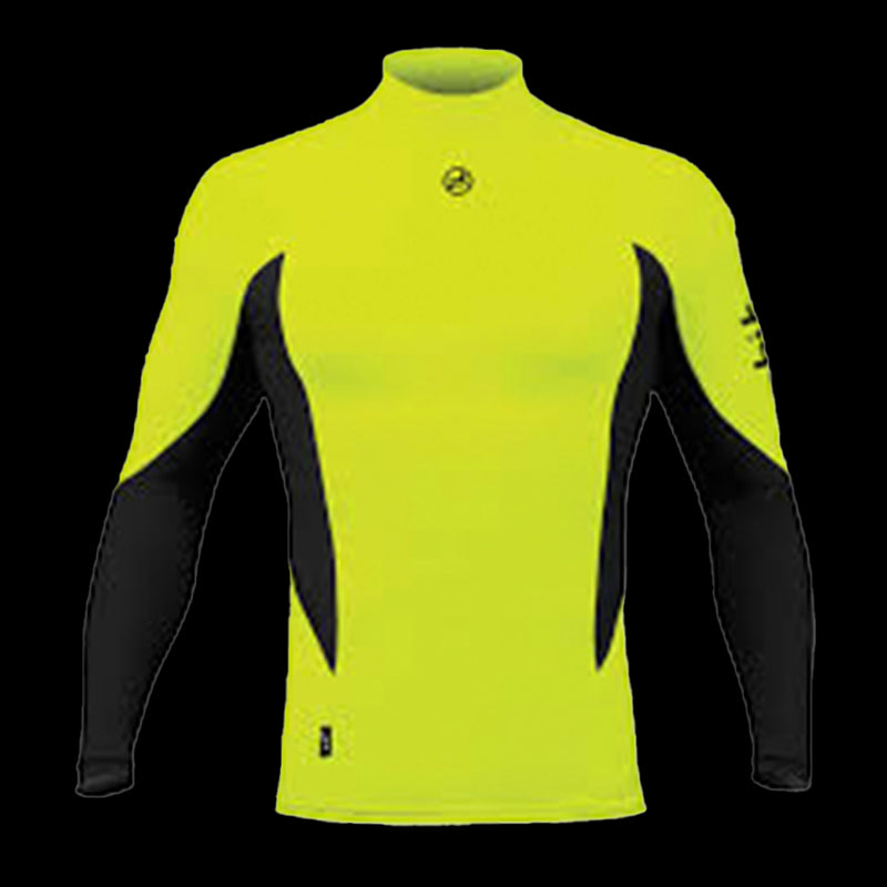 Maglietta vela ZHIK - LYCRA BAMBINO SPANDEX manica lunga - Giallo Fluo