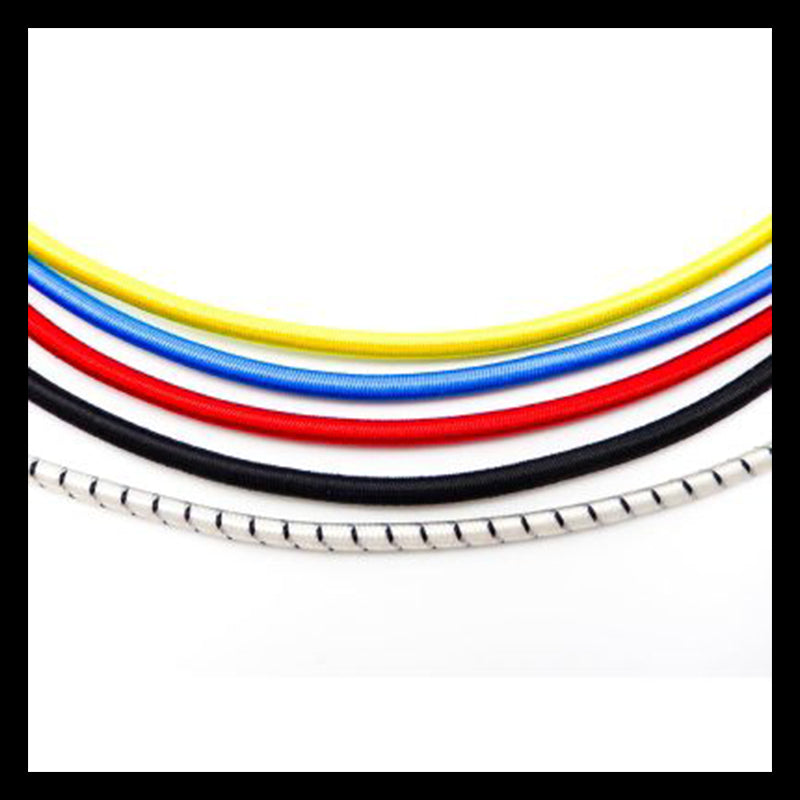 Elastic - 4 mm - RIGA / BIANCO /NERO