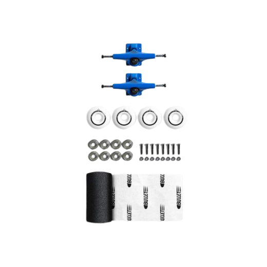Kit completo componenti skateboard - 5.25" - blu