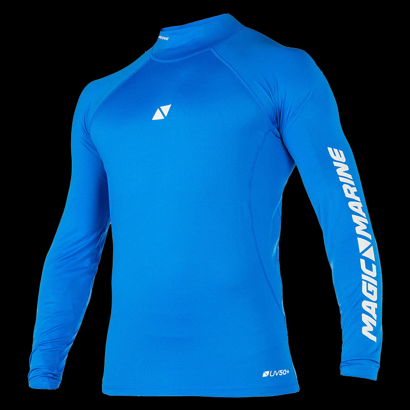 Cube Rash Vest L/S men - Blue