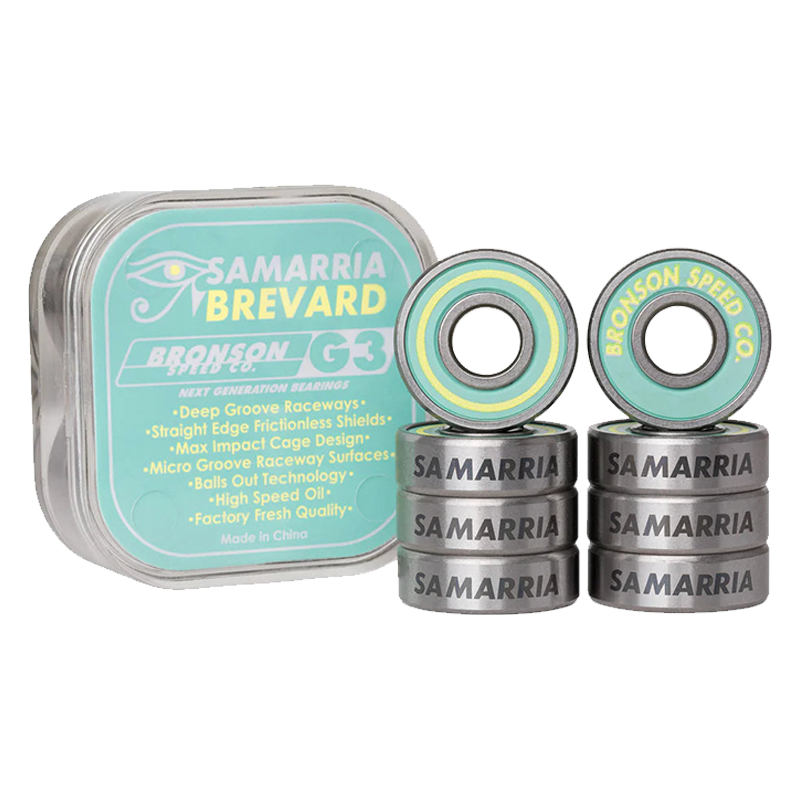 Cuscinetti da Skate Samarria Brevard G3 Bronson Skateboard Bearings