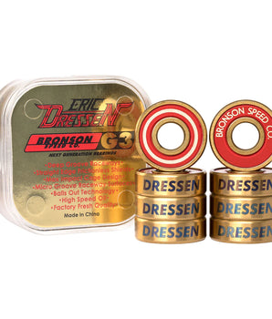 Cuscinetti da Skate Eric Dressen G3 Bronson Skateboard Bearings