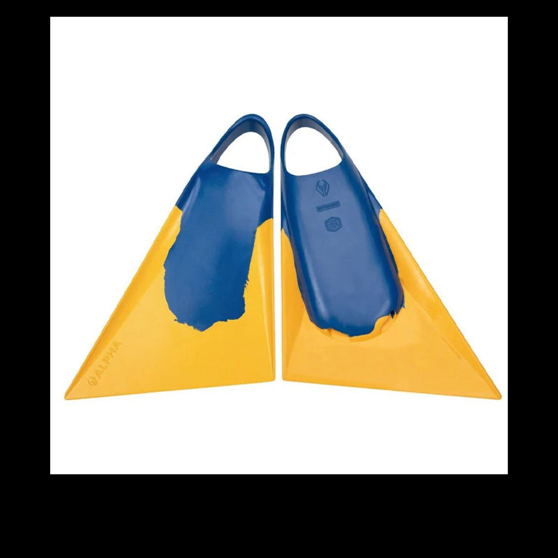 Pinne bodyboard - Alphafins - Blue/Yellow