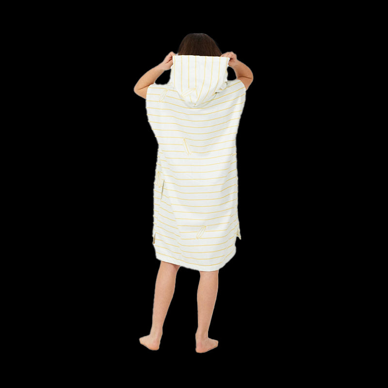 PONCHO AFTER KID SURF STRIPES 5-12 (115-145 CM)