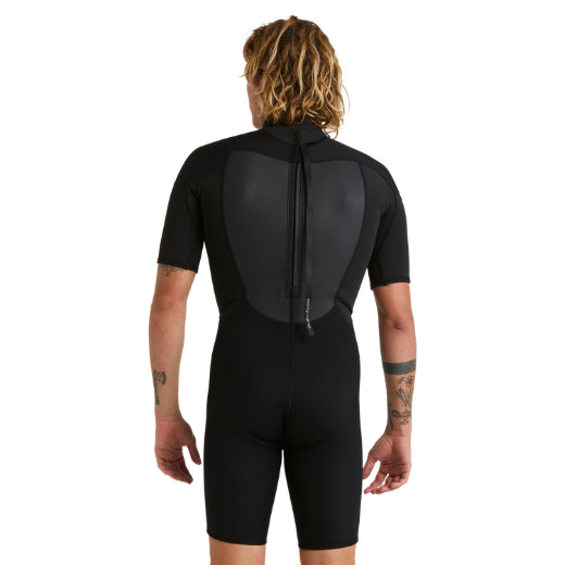 Prologue 2/2mm - Muta Estiva Shorty Maniche Corte e Gamba Corta Uomo - Black