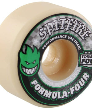 RUOTE SKATEBOARD SPITFIRE CONICAL (GREEN PRINT) F4 101D 56MM