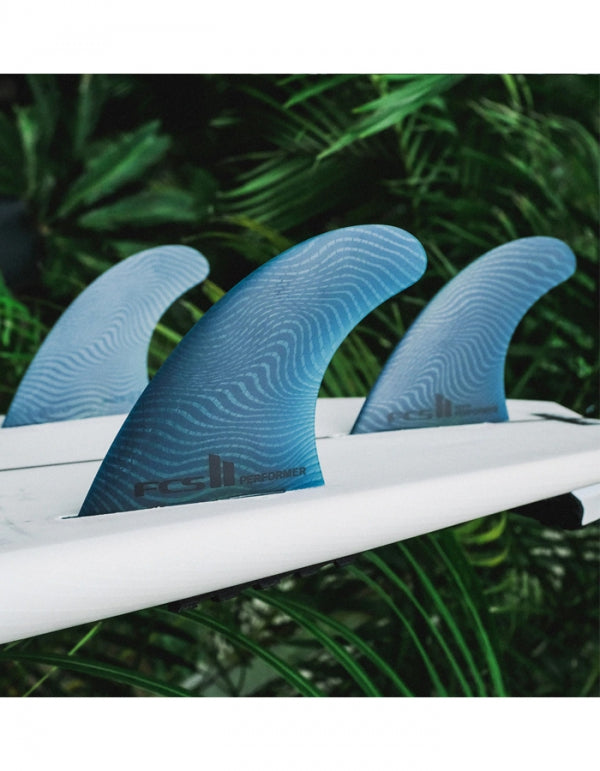 PINNE FCS II PERFORMER NEO GLASS Tri Fins - Large - Pacific