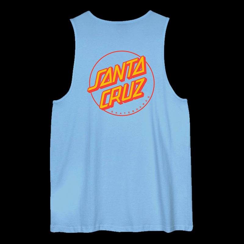 Partial Dot Vest - Pacific Blue