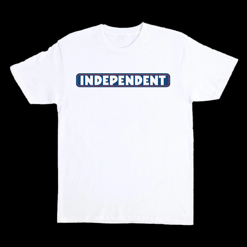 Bar Logo Mens heavyweight - White/Blue