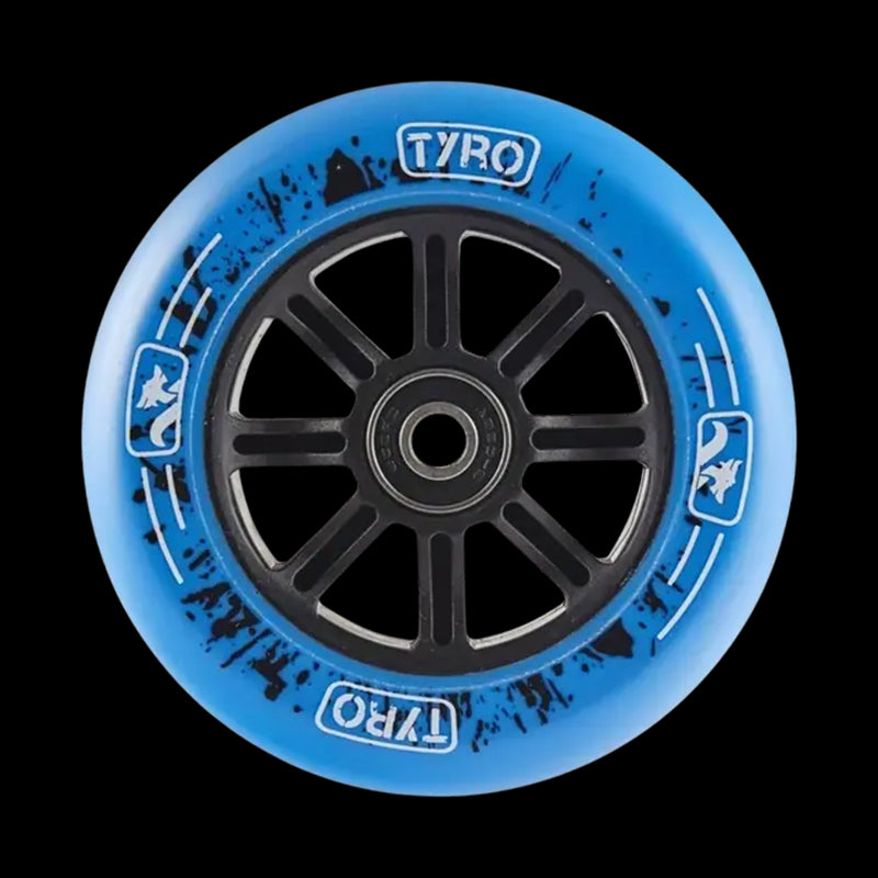 Ruota singola monopattino freestyle Tyro Nylon Nucleo 100mm - Blu