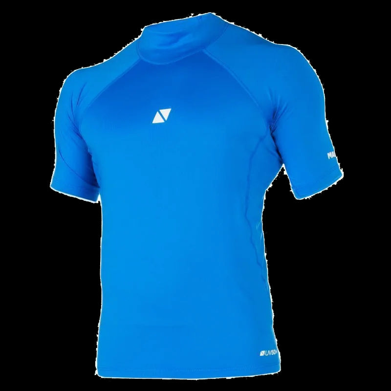 Cube Rash Vest S/S men - Blue