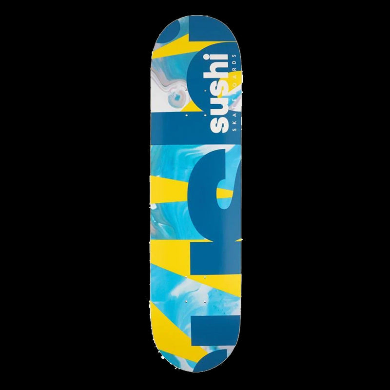 Pagoda Spectrum Logo 8.0'' - Yellow/Teal