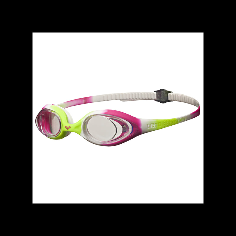 Occhialini nuoto junior Spider - LIME FUCHSIA-WHITE-CLEAR