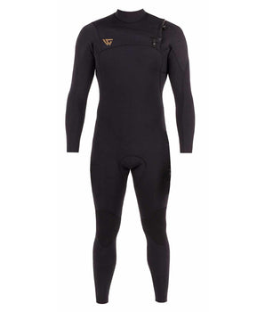 Wildsuit - 4/3mm Premium Wetsuit - Muta con zip sul petto da Uomo Black