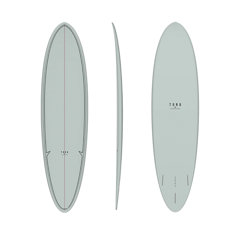 Torq tet 7'6" fun classic color olive pattern 52.4lt