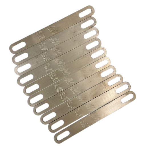 Set 10 Spessori Rake Piantone iQFOiL (Taglia L) - Acciaio Inox