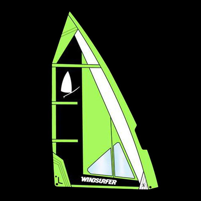 Vela Windsurfer LT Sail 5,7 Black/Green