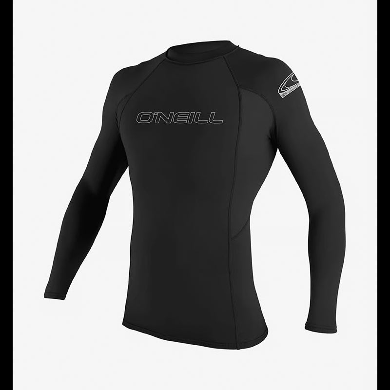 BASIC SKINS 50+ L/S Rash Guard - Maniche Lunghe Adulto - Black