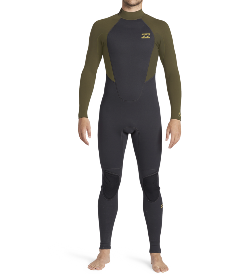 4/3mm Intruder - Muta con zip posteriore da Uomo - ANTIQUE BLACK