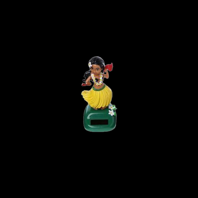 HULA GIRLS BAMBOLA DA CRUSCOTTO SOLARE - Giallo