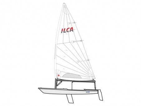 BARCA COMPLETA ILCA 7 parte alta carbonio Devoti Sailing 2024