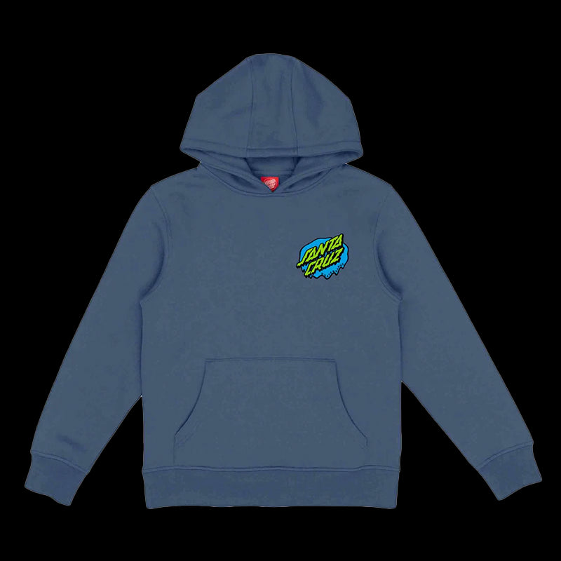 Felpa con cappuccio - Youth Slime Dot Hood - Heritage Blue
