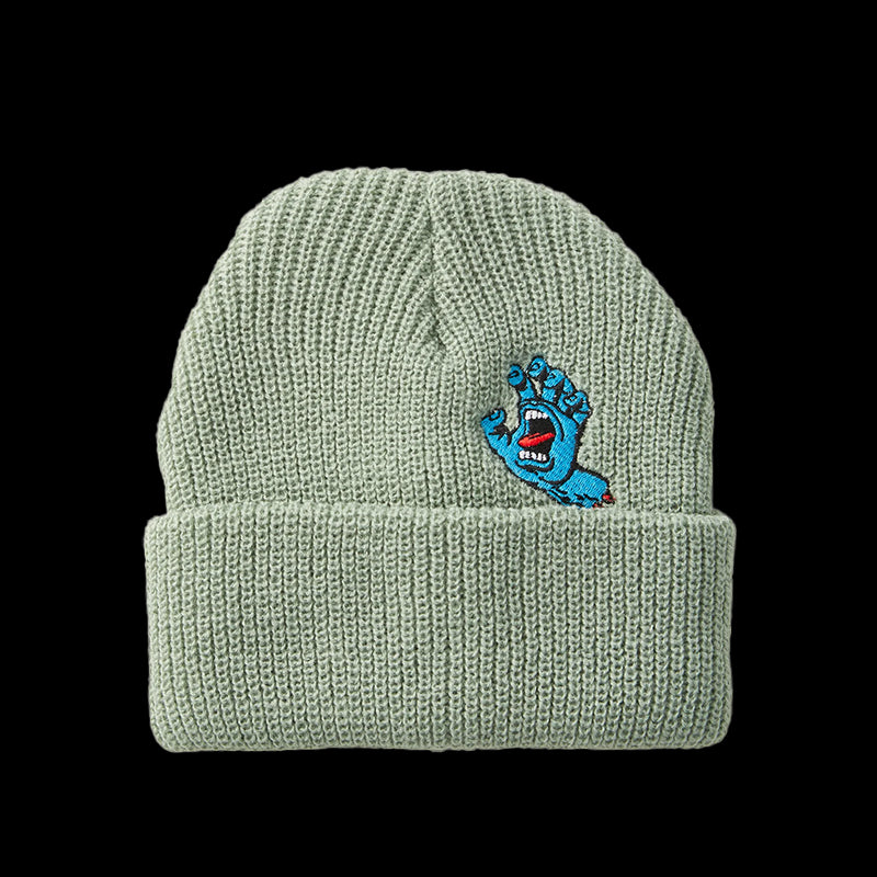 Screaming Mini Hand Beanie - Moon Rock