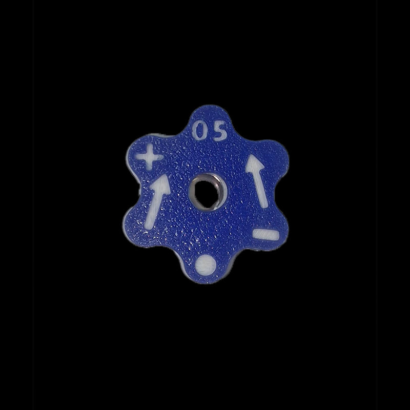 Rotella per regolazione rake Optimist - Blu