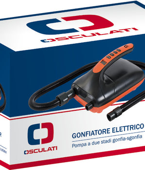 Gonfiatore elettrico per gommoni e sup