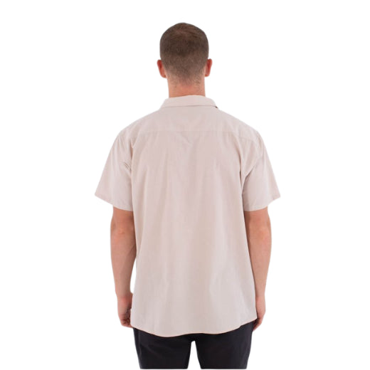 Camicia Low Tide a Maniche Corte – Uomo - Bone