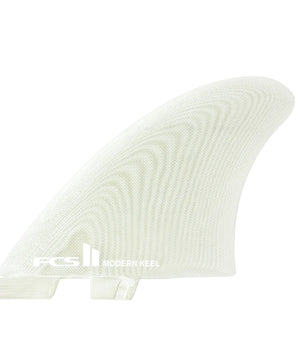 PINNE FCS II Modern Keel Twin Fins Clear